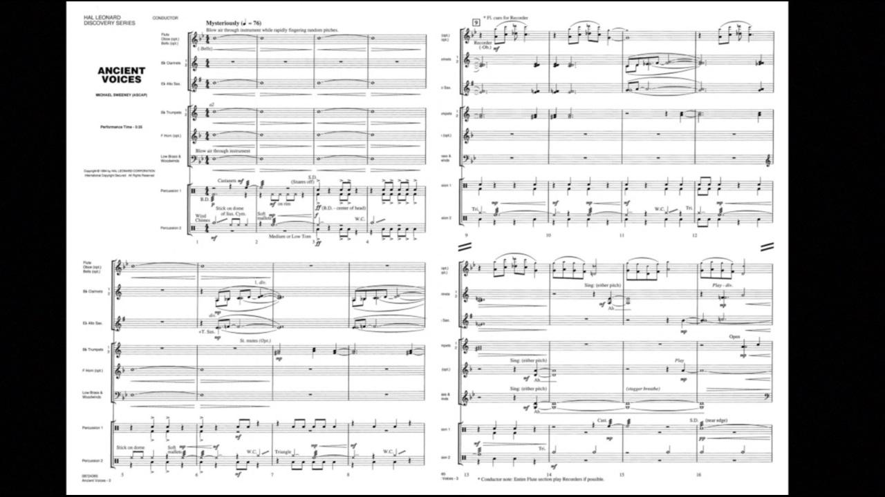 Ancient Voices by Michael Sweeney