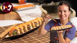 Los 3 TRUCOS para hacer CALIFORNIA ROLL fácilmente en casa
