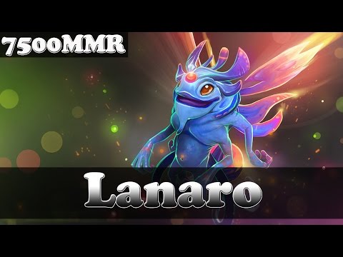 Dota 2 - Lanaro 7500 MMR Plays puck Vol 2 - Ranked Match Gameplay!