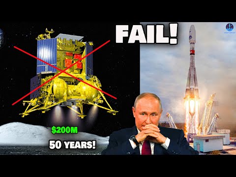 Unexpected! Russia's Lunar Lander Crashed on the Moon after 50 years! What went wrong?