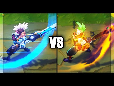 Pulsefire Ekko vs Trick or Treat Ekko Epic Skins Comparison (League of Legends)