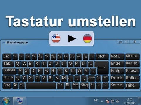 Icon: Tastatur Umstellen English