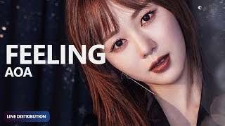 AOA - Feeling (느낌이 오니) (Line Distribution) | TheSeverus (D-2 BINGLE BANGLE)