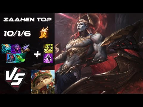 TOP Zaahen vs Teemo - EU Challenger Patch 25.23