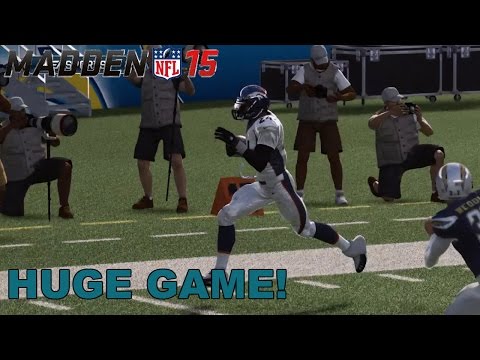 Madden NFL 15 Player Franchise - BI3 HUGE PERFORMANCE VS CHARGERS