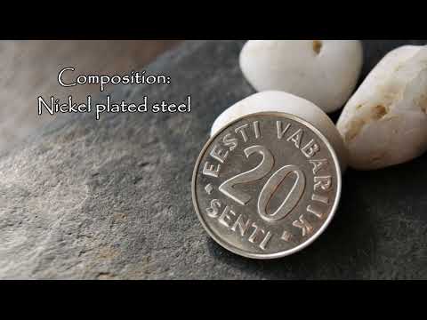 Demonetized Estonian coin 20 Senti 1999 #estonia #coins #numismatics