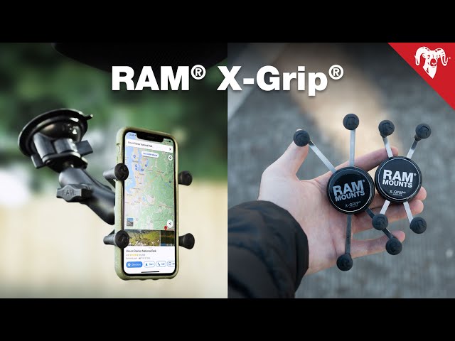 قاعدة جوال للدراجات النارية - ram mounts x-grip