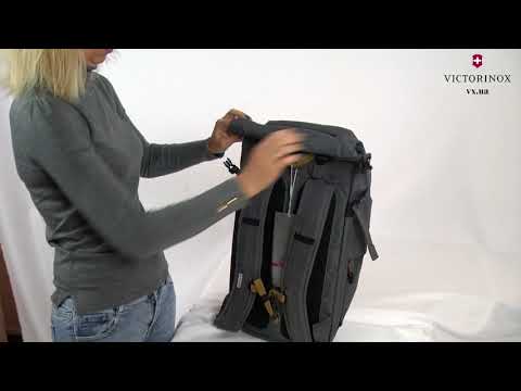 Рюкзак Victorinox Almont Deluxe Rolltop Laptop Active Grey 