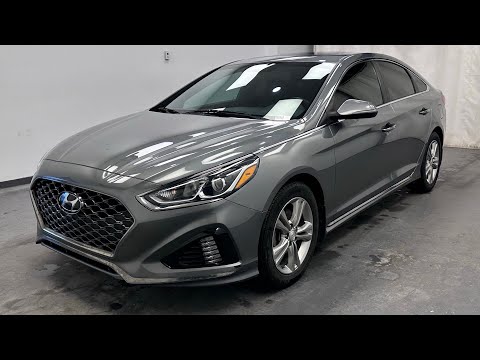 2018 Hyundai Sonata 2.4L Sport in Black for sale at Davis GMC Buick Lethbridge in Lethbridge, AB