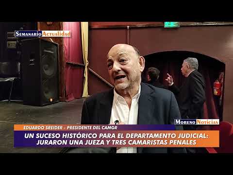Un suceso histórico para el Departamento Judicial: Juraron una jueza y tres camaristas penales
