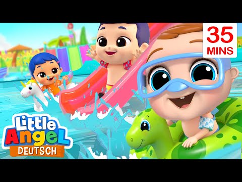 Plitsch platsch Wasserspaß | Und viele tolle Lieder mehr | Little Angel Deutsch – Kinderlieder