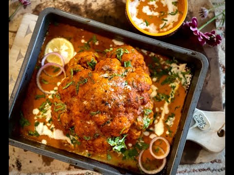 Roasted whole Cauliflower Tikka Masala Recipe