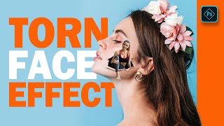 Torn Face Portrait Effect Photoshop Manipulation l NFT Art Photo Manipulation photoshop Tutorial