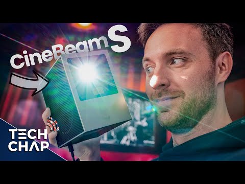 LG CineBeam S Review - Mini UST 100" 4K LASER Projector!