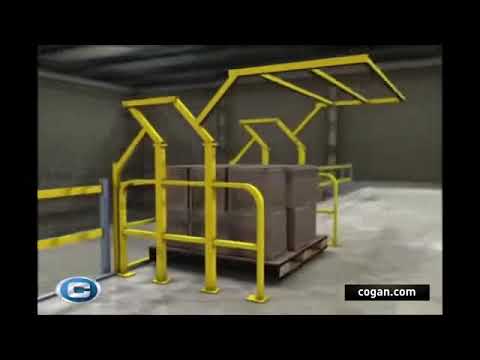 Portes pivotantes de sécurité pour mezzanines