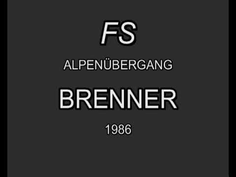 Brennerbahn 1986 FS, Teil 1