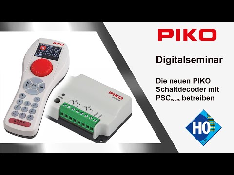 PIKO [D126] Digitalseminar die neuen PIKO Schaltdecoder mit dem PIKO SmartControlwlan betreiben