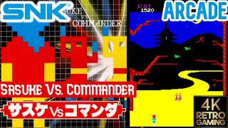 Sasuke Vs Commander Arcade ( SNK 1980 ) 4k Gameplay