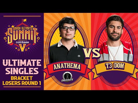 Anathema vs T3 DOM - Losers Round 1 Ultimate Summit 5 - SSBU Singles | R.O.B vs Richter