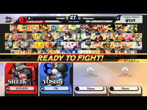 Smash @ Temple U - PKSparkxx vs S7EVEN - Smash Wii U