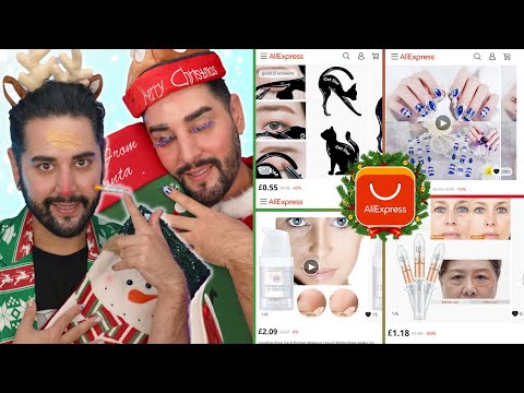 AliExpress Christmas Gift Swap 💜🖤 The Welsh Twins