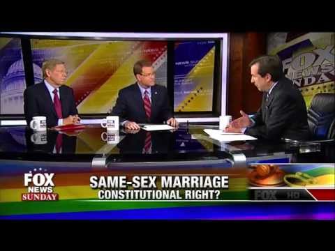 Fox News Sunday - Tony Perkins & Ted Olson on Same-sex "marriage" and the Courts
