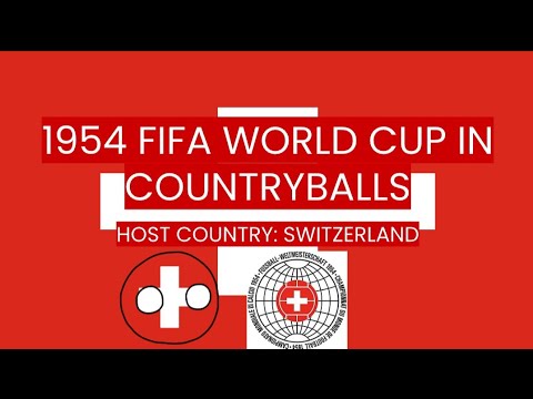 FIFA World Cup 1954 Switzerland in Countryballs 🇨🇭