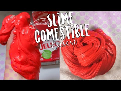 😱 2 Recetas de SLIME COMESTIBLE CASERO 🎉( FUNCIONA ✔ )  ✂️ Doblando Esquinas