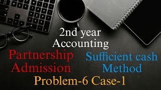 Class 12 Admission of Partner – Sufficient Cash Method | Problem 6 Case 1