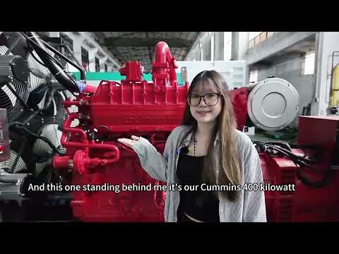 Cummins 400kW Continuous-Rated Natural Gas Generator Set | Open Type