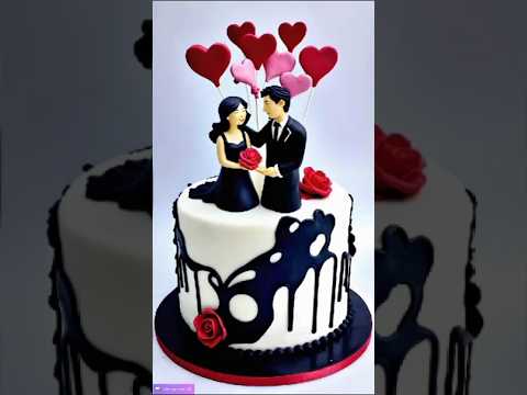 Lovers cake designs #aleesha #cakedesignidea #loverscake #birthdaycake