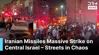 BREAKING: Iranian Missiles Strike Central Israel, Emergency Responders Rush to Damaged Areas | AH1B