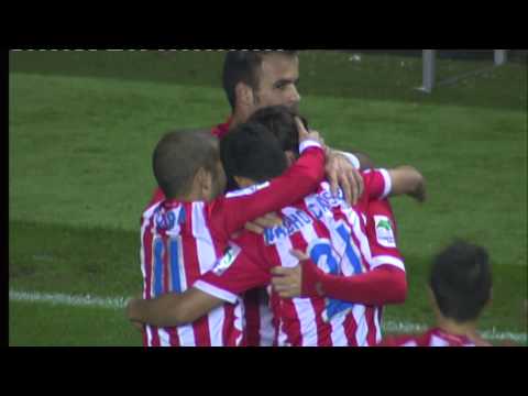 La Liga | Gol de Bilic (3-0) en el Sporting de Gijón - Xerez CD | 16-12-2012 | J18