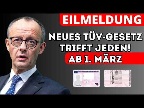🚨 NEUES TÜV-GESETZ 2026! Alle Fahrer müssen diese Änderungen beachten!