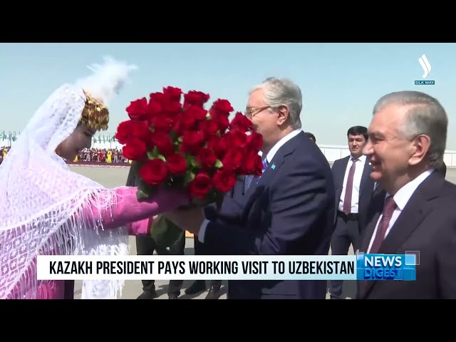 Токаев иш сапары менен Өзбекстанга келди