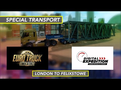 Euro Truck Simulator 2 / Special Transport / Logitech G29 Steering / Construction Staircase