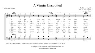 A Virgin Unspotted - Choir SATB