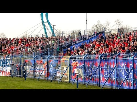 Kibice Wisły Kraków w Chorzowie (03.04.2016 r.)