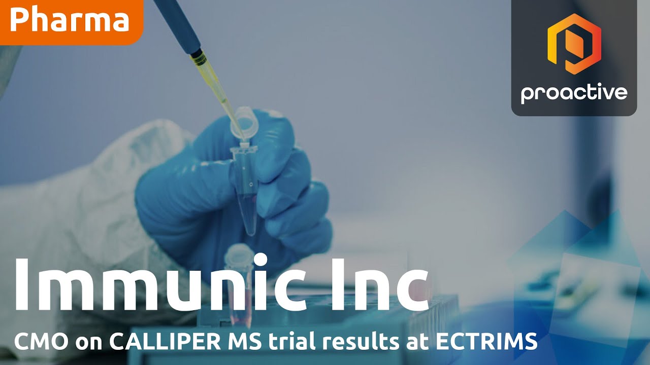 Immunic CMO on CALLIPER MS trial results at ECTRIMS