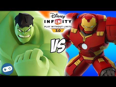 Hulk VS Hulkbuster Disney Infinity 3.0 Toy Box Versus Marvel Battle