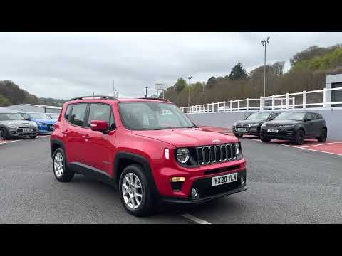 2020 JEEP RENEGADE 1.0 T3 GSE LONGITUDE 5d 118 BHP in Red for sale at Castle Motors