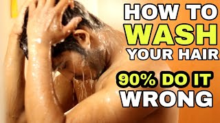How To Wash Your Hair Correctly | Hindi | How To Shampoo To Stop Hairfall