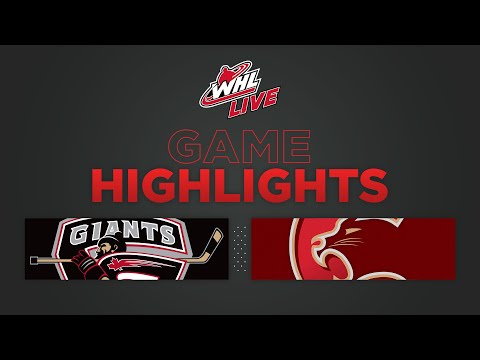 WHL Highlights: Giants (5) at Cougars (4) - November 12, 2022