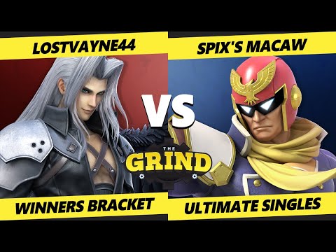 The Grind 182 - LostVayne44 (Sephiroth) Vs. Spix's Macaw (Captain Falcon) Smash Ultimate - SSBU