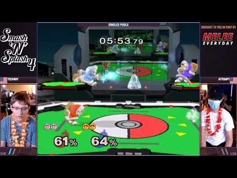Smash'N'Splash 4 RR POOLS - Techboy (Ice Climbers) vs Attempt (Ice Climbers Red)