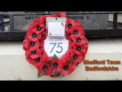 Shefford Town VJ Day 75 year anniversary 15th August 2020