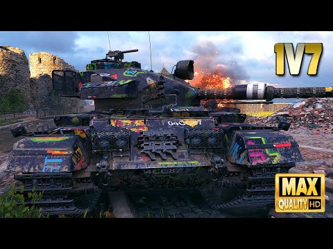 "Centurion AX" alleine gegen 7 auf Himmelsdorf - World of Tanks