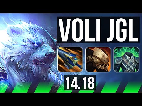 VOLIBEAR vs NOCTURNE (JGL) | 42k DMG, 66% winrate, 15/5/14, Dominating | EUW Master | 14.18