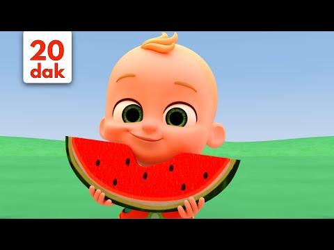 Meyveleri Yerim Şarkısı | Meyveler ile Renkler | Zeynoş ile Adiş Çocuk Şarkıları