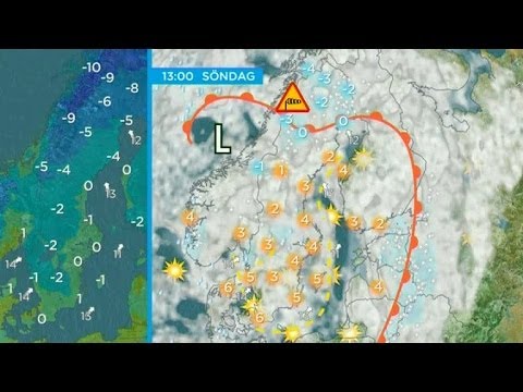 Sportlovsvädret innehåller varningar - Nyhetsmorgon (TV4)